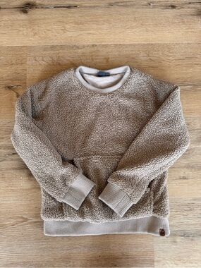 Babyface Sherpa pocket crew neck